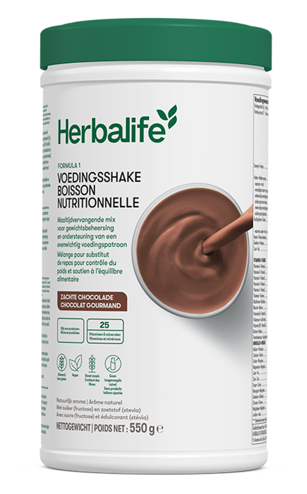 Herbalife Formule 1 Zachte Chocolade – Glutenvrij