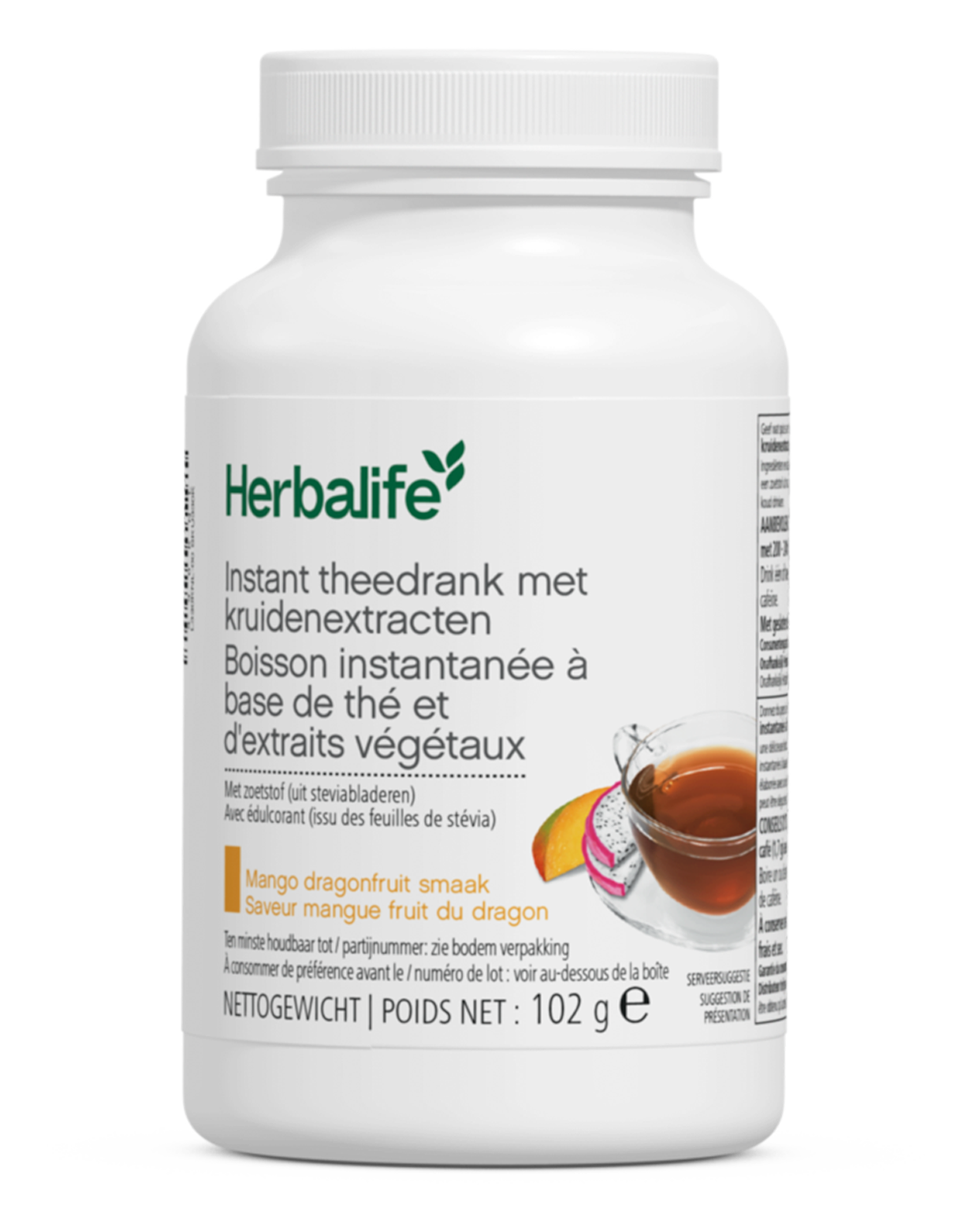 Instant theedrank met kruidenextract Mango-Dragonfruit 102g